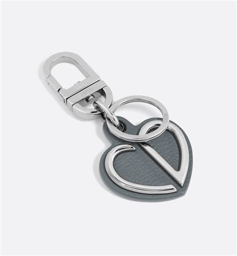 gray dior oblique ruthenium-finish ring|CD Heart Key Ring Deep Gray Grained Calfskin and Ruthenium .